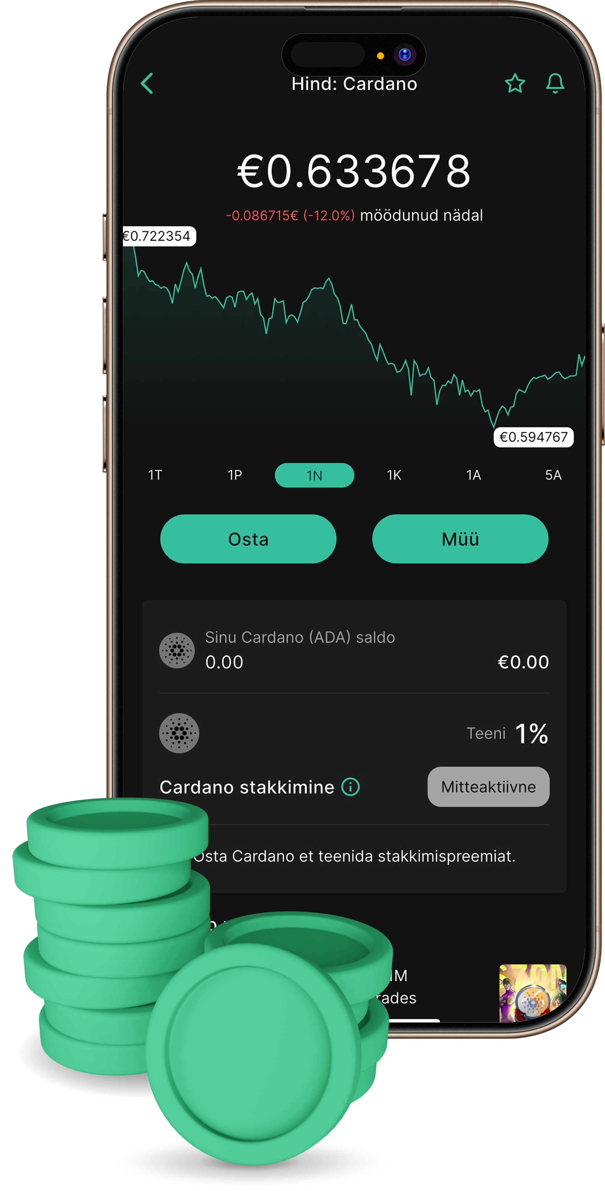 Stake your ADA with 4%