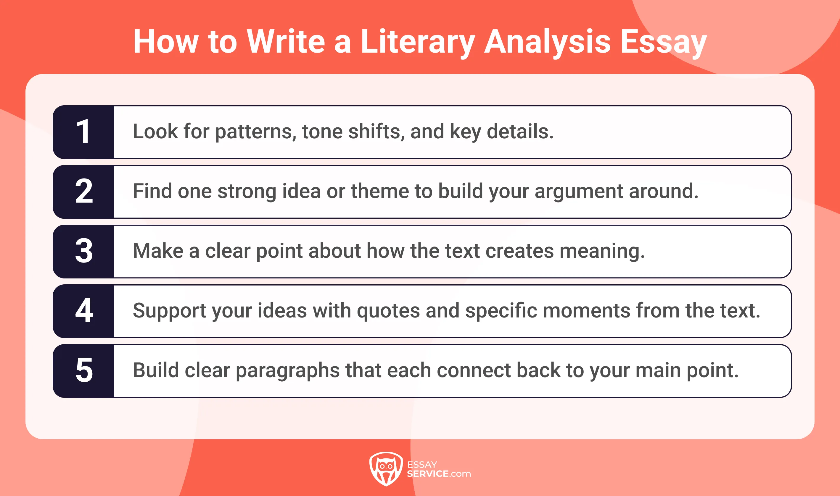 How to Write a Literary Analysis Essay