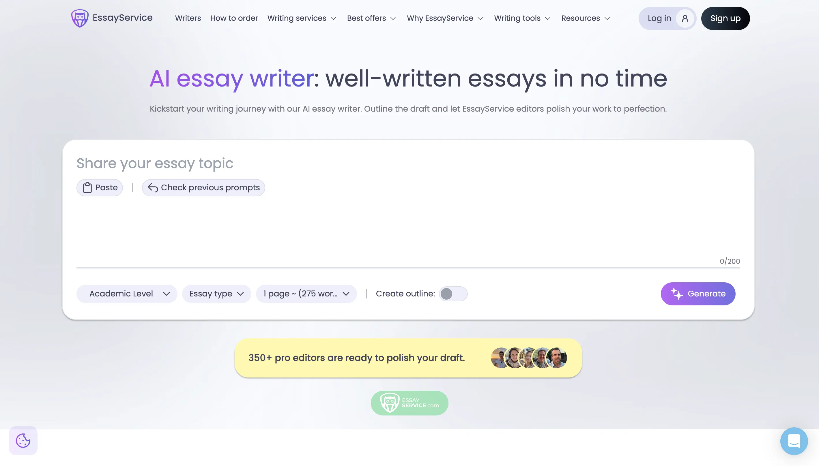 ai essay writer by essay service