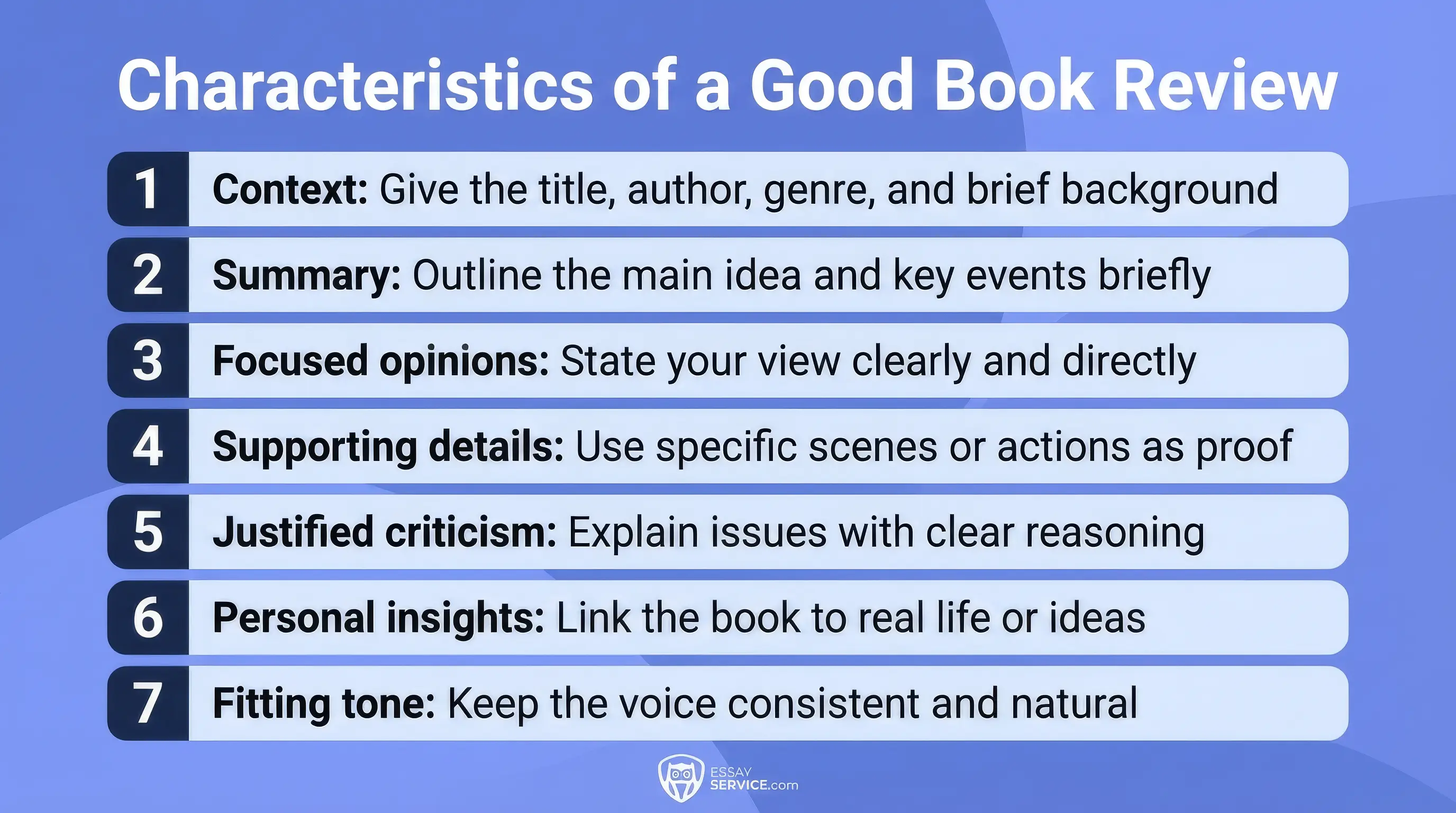 Key Components of a Book Review