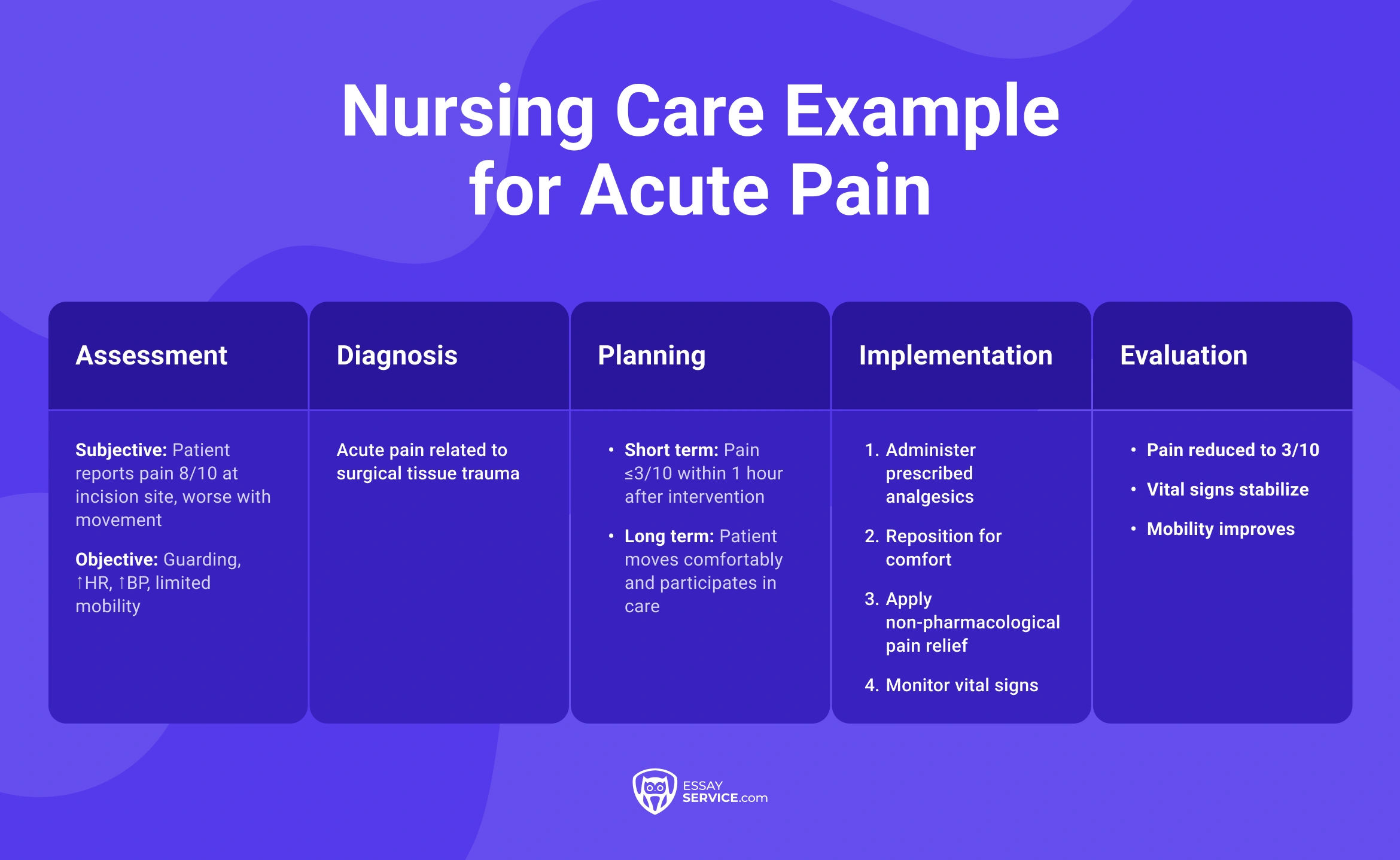 Nursing Care Plan Example For Acute Pain
