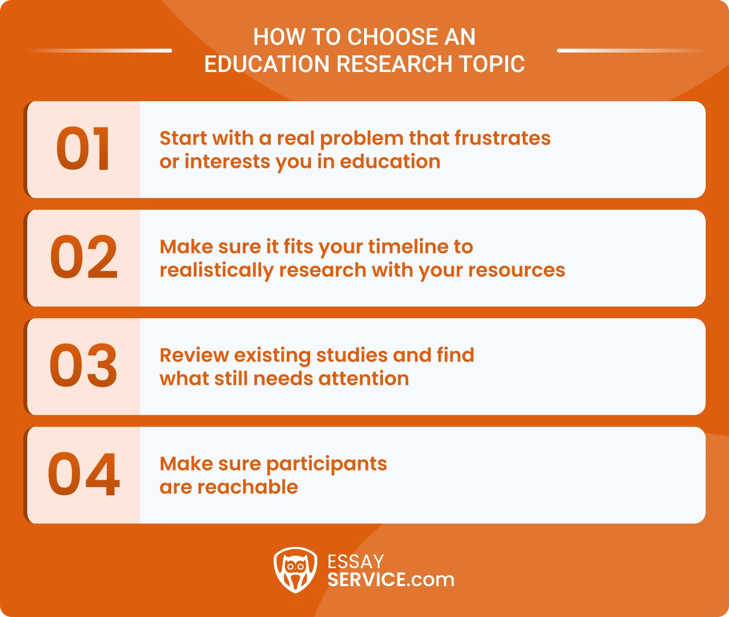 How to Choose an Education Research Topic