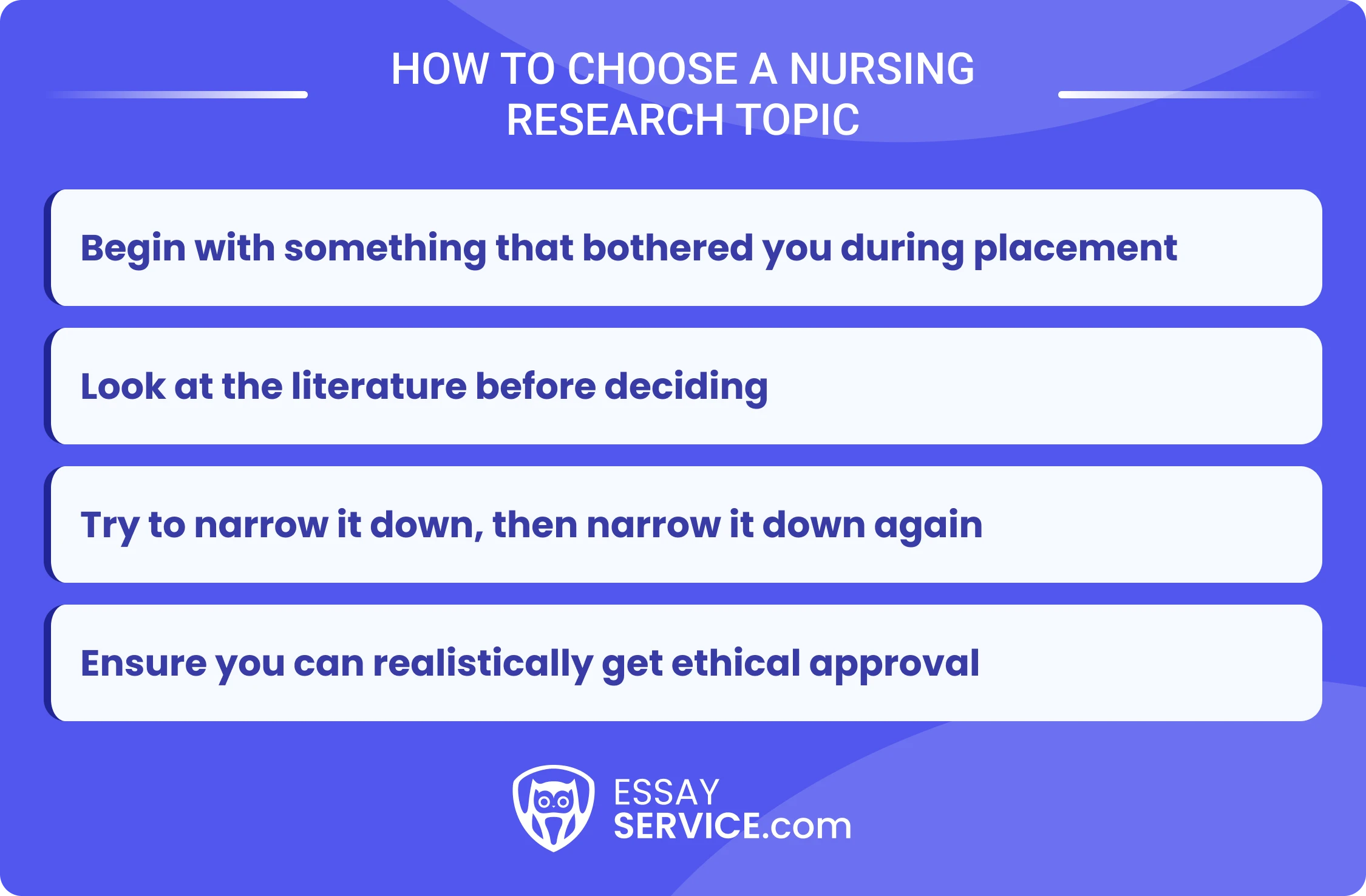 How to Choose a Nursing Research Topic