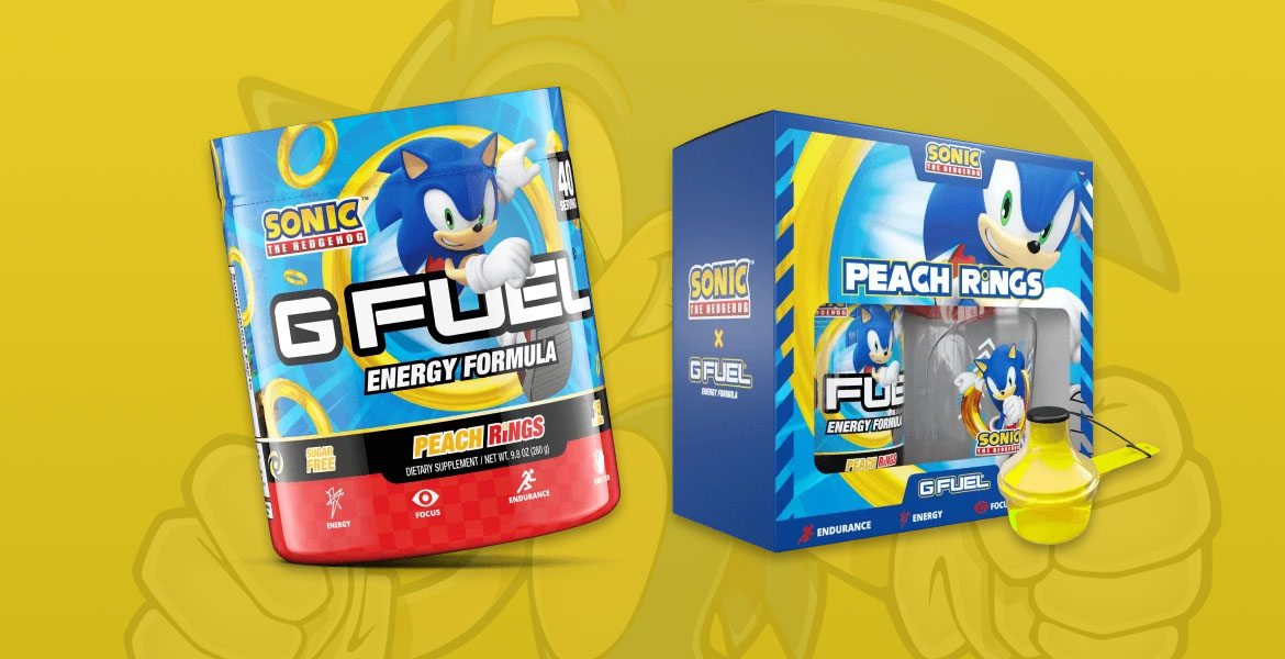 G Fuel And Sonic The Hedgehog Are Making A Flavor Together
