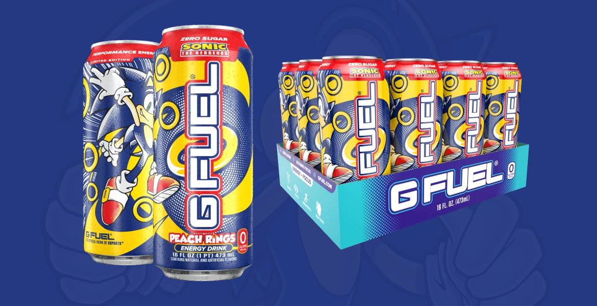 My Thoughts On G Fuel’s Sonic Peach Rings Cans