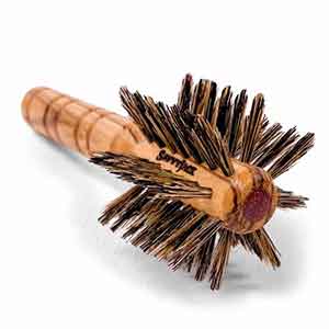 Mustache boar bristle round brush