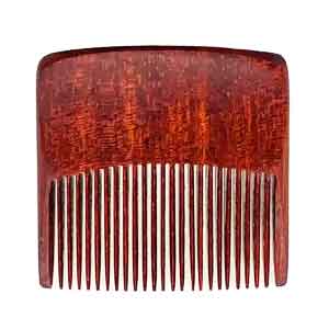 Bloodwood Pocket Pick mustache comb