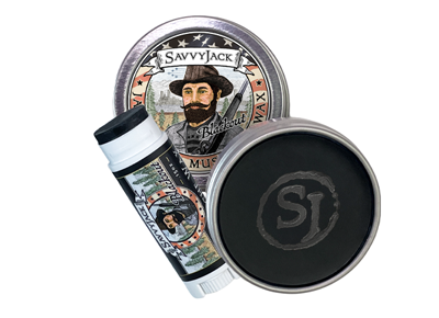 SavvyJack Mustache Wax - Blackout