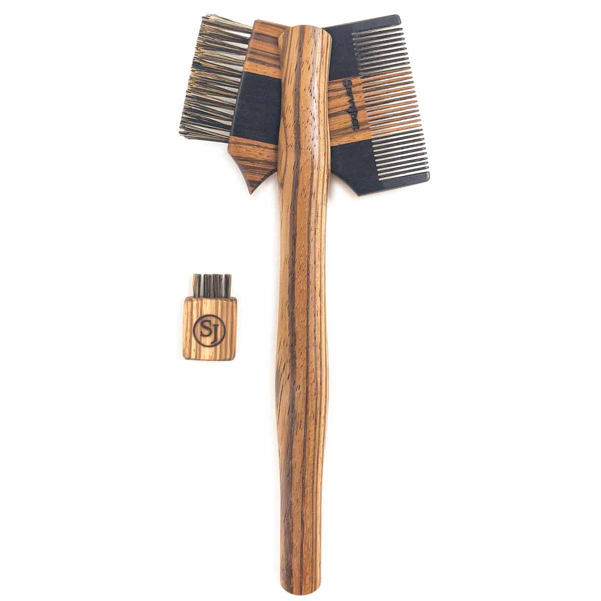 SavvyJack Tomahawk mustache comb & brush