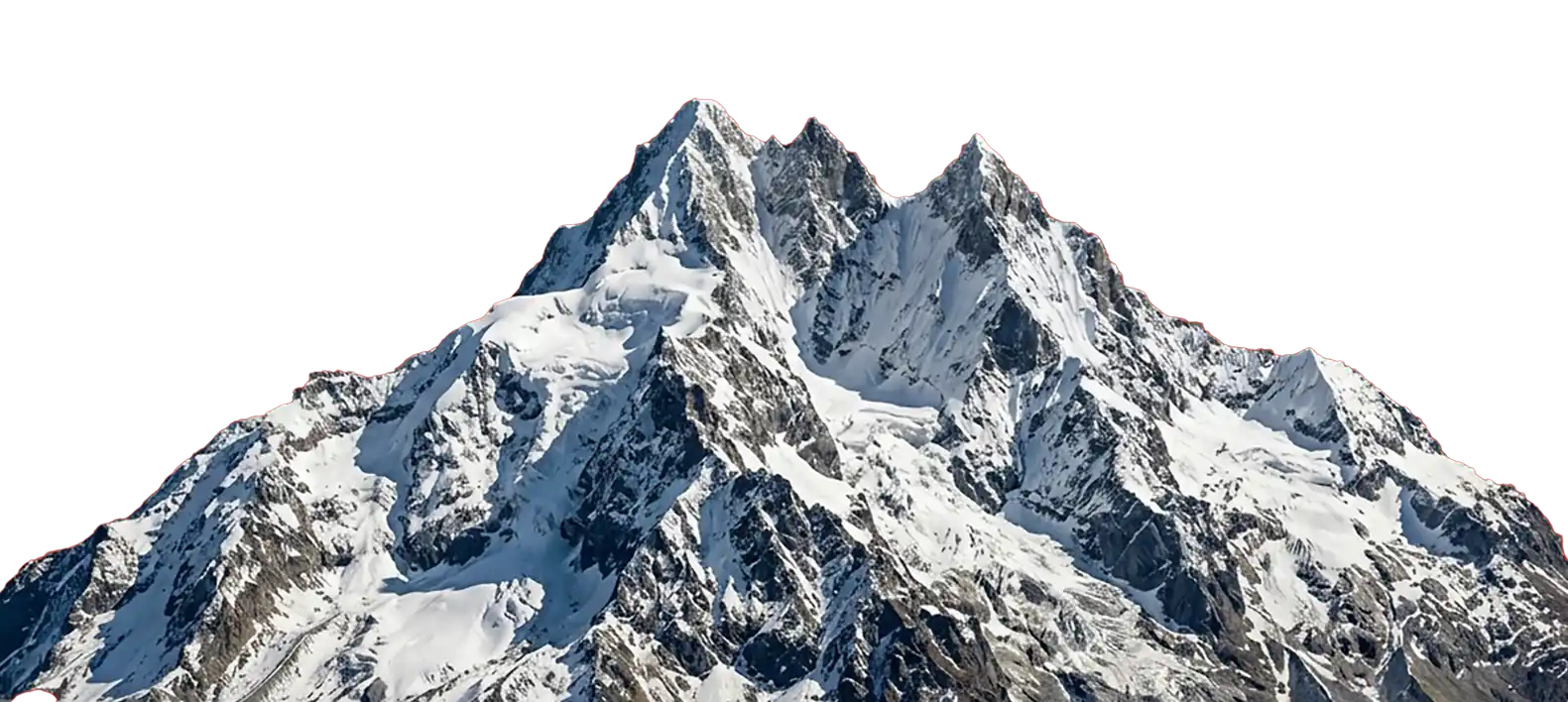 Schneebedeckte Berge im Hintergrund
