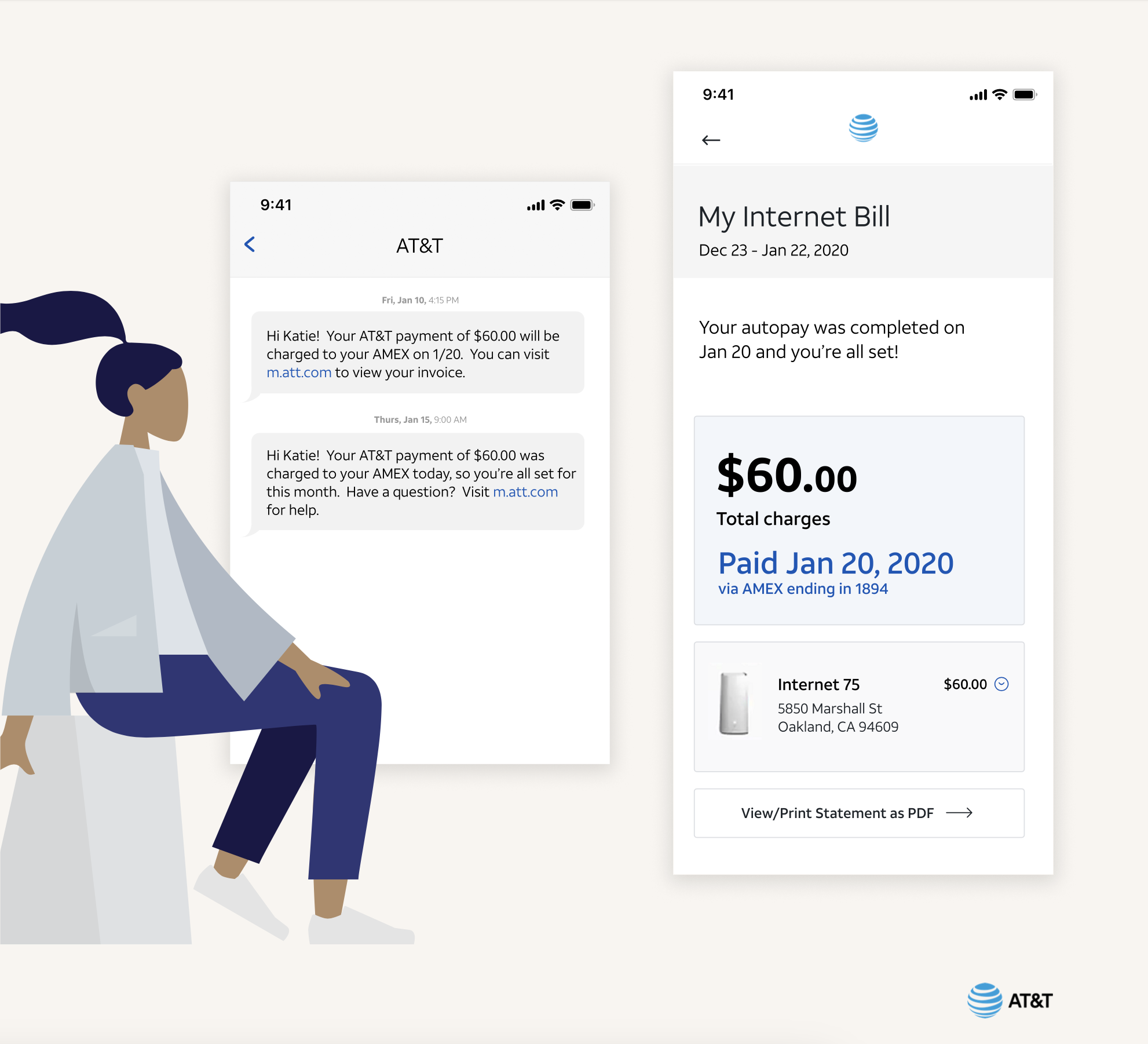 A High-Trust, Low-Stress Phone Bill, AT&T