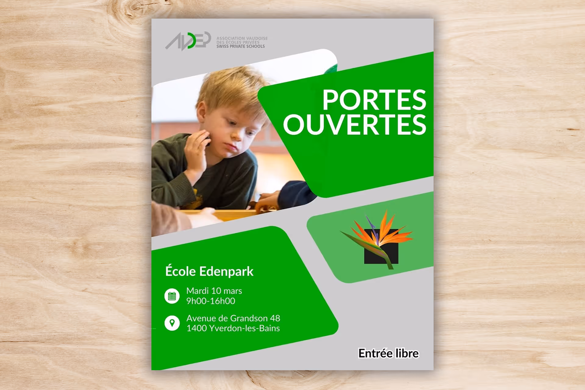 Image principale de la Communication - Ecole Edenpark - Yverdon