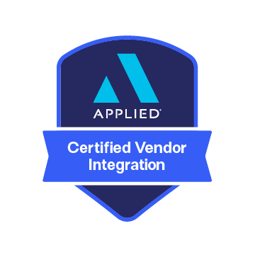 Applied Systems Certified Vendor Integration badge
