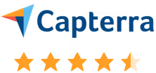 Capterra 4.5 star review social proof