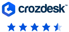 Crozdesk 4.5 star review social proof
