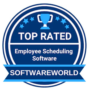 softwareworld.co top employee scheduling software badge
