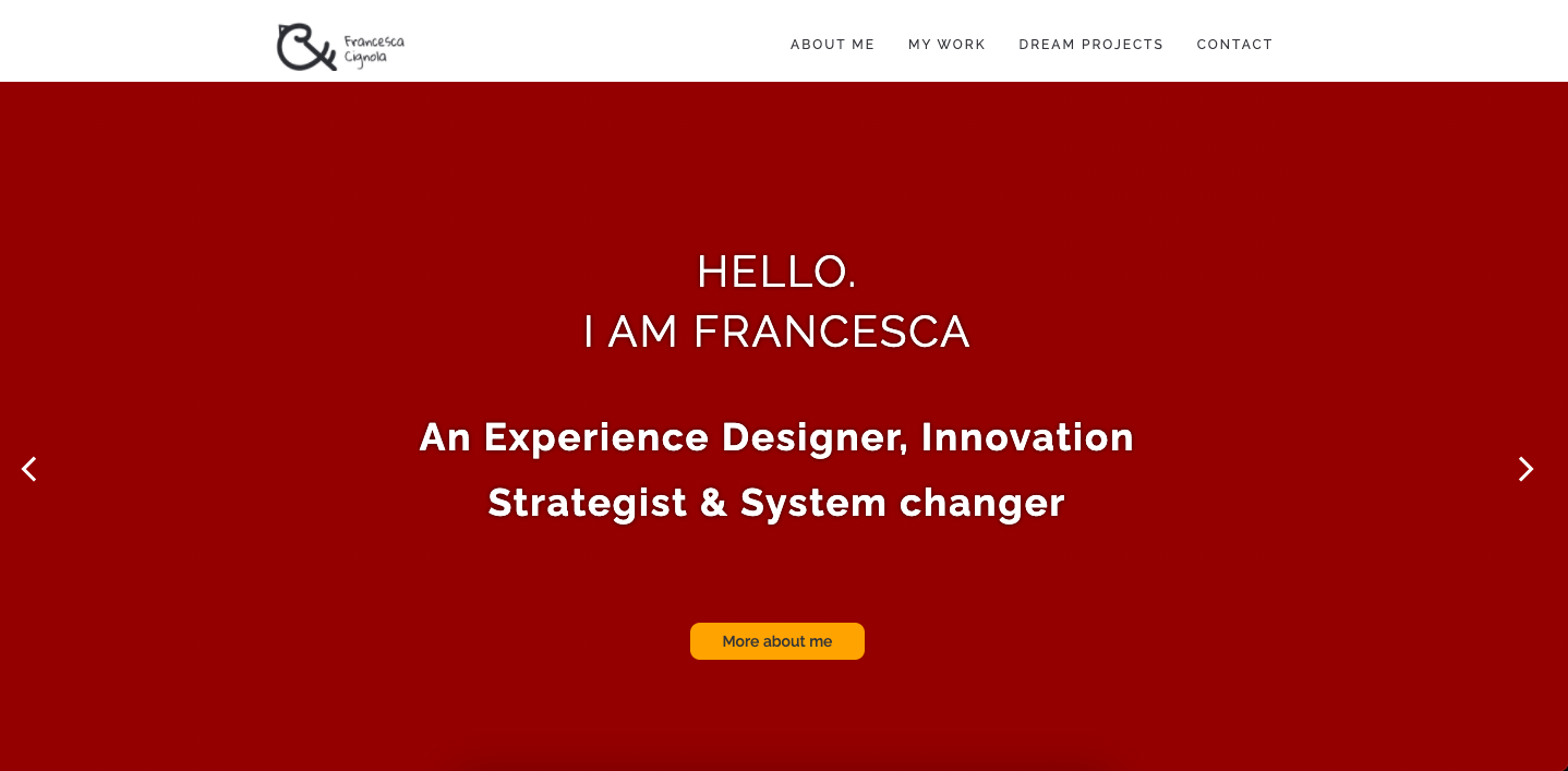 Francesca's Portfolio Site
