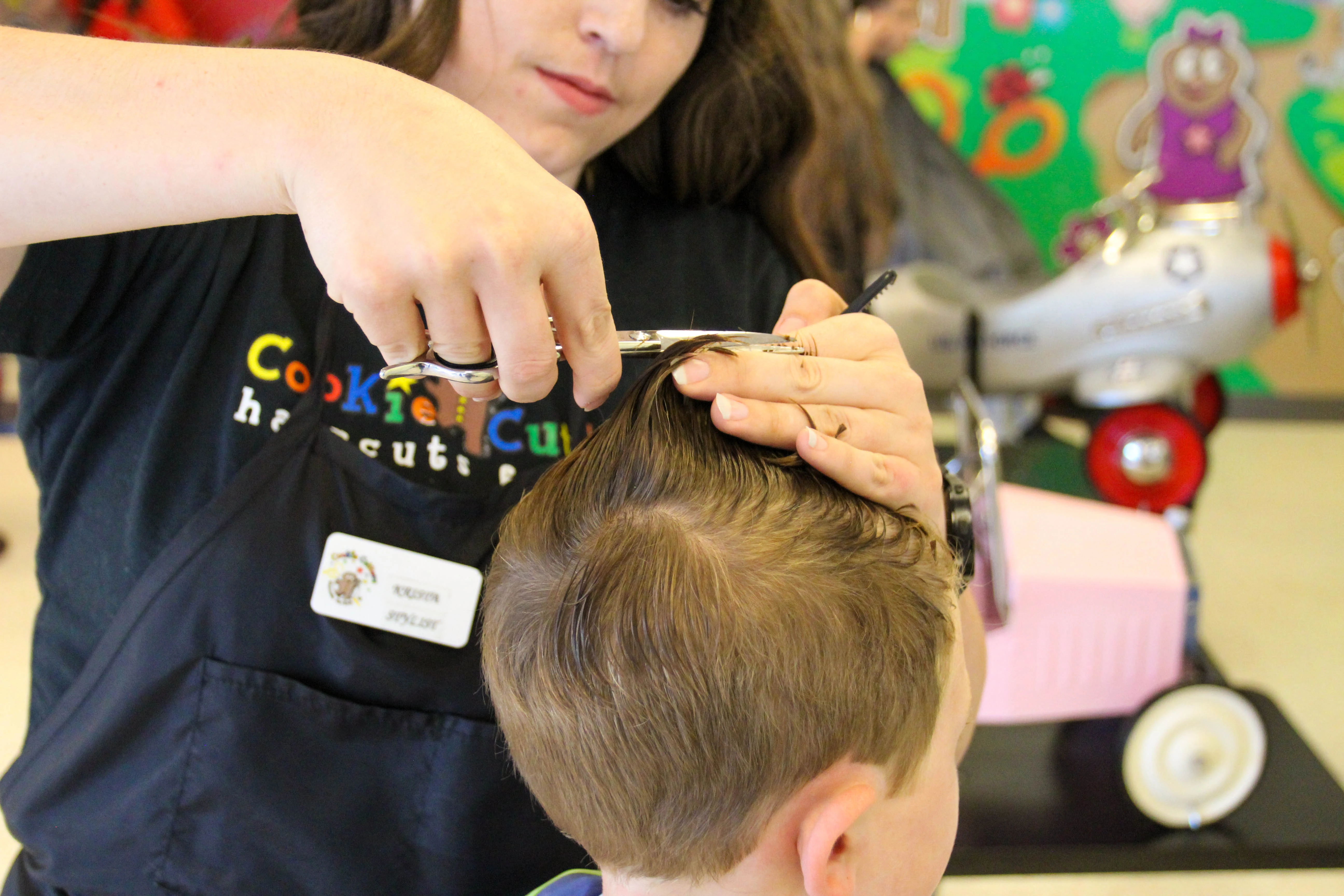A Glimpse into Cookie Cutters Haircuts for Kids - Showing off our Fantasy Car Salon Chairs
