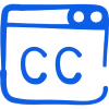 Icono de reproducción de subtítulos