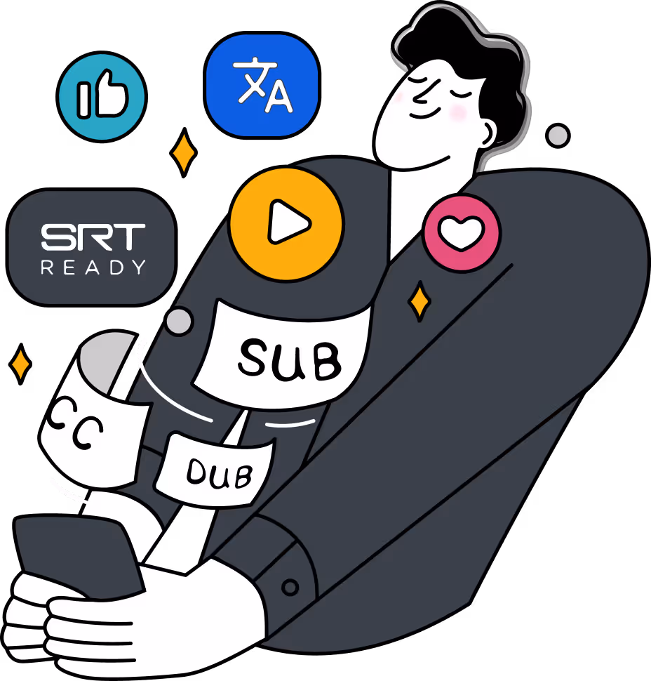 SyncWords AI Live Dubbing and subtitles  for virtual, hybrid, and in-person events, live streaming, live broadcasting, OTT