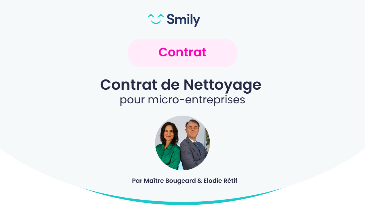 Contrat de nettoyage pour les conciergeries à destination des micro-entreprises