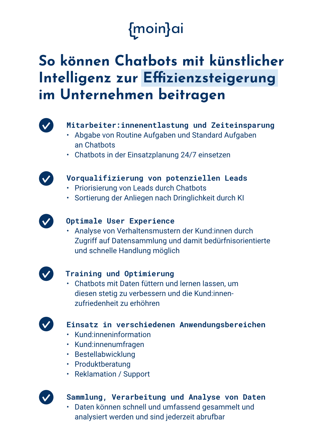 Chatbot Checkliste für Unternehmen 2021