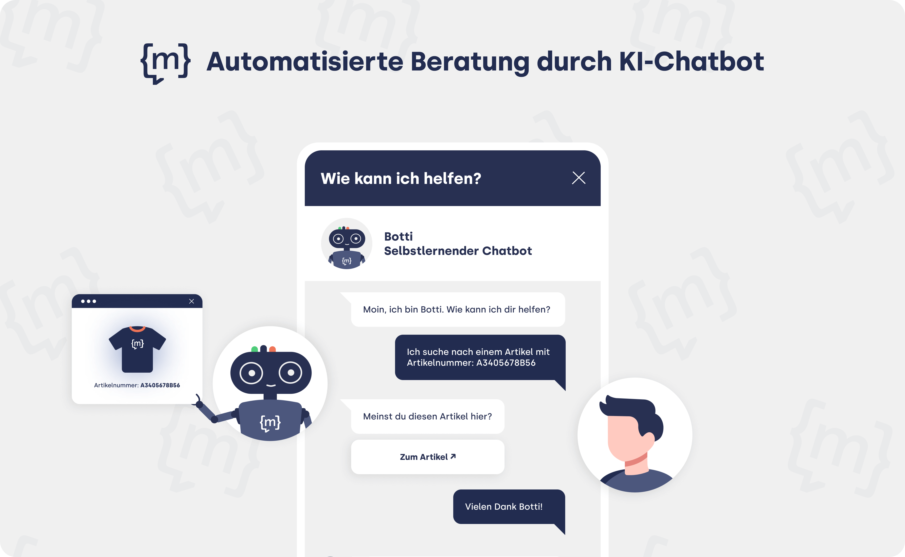 Automatisierte Beratung durch Chatbot
