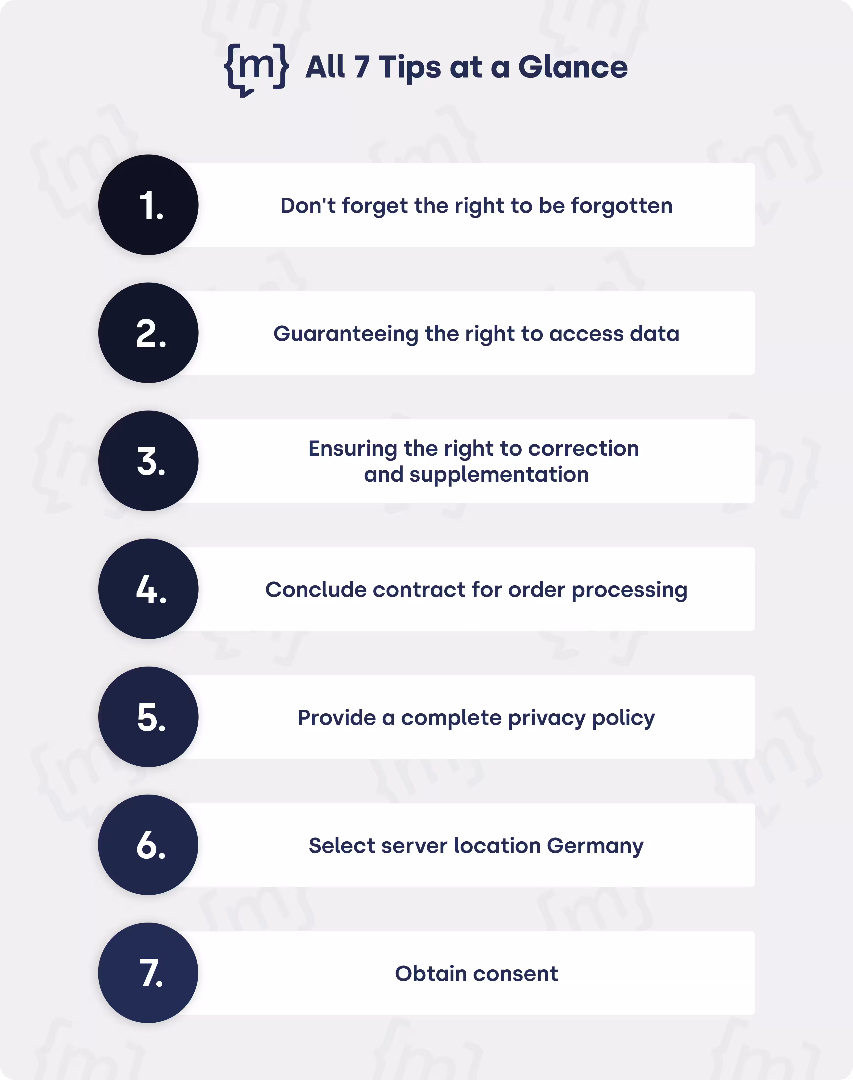 7 tips for a GDPR-compliant chatbot