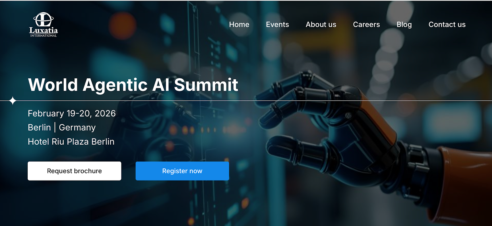 World Agentic AI Summit homepage 2026