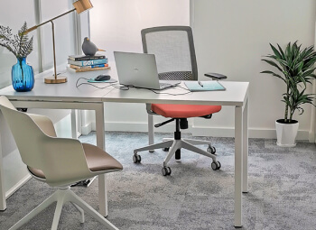 Auditorium space setup for presentations or events