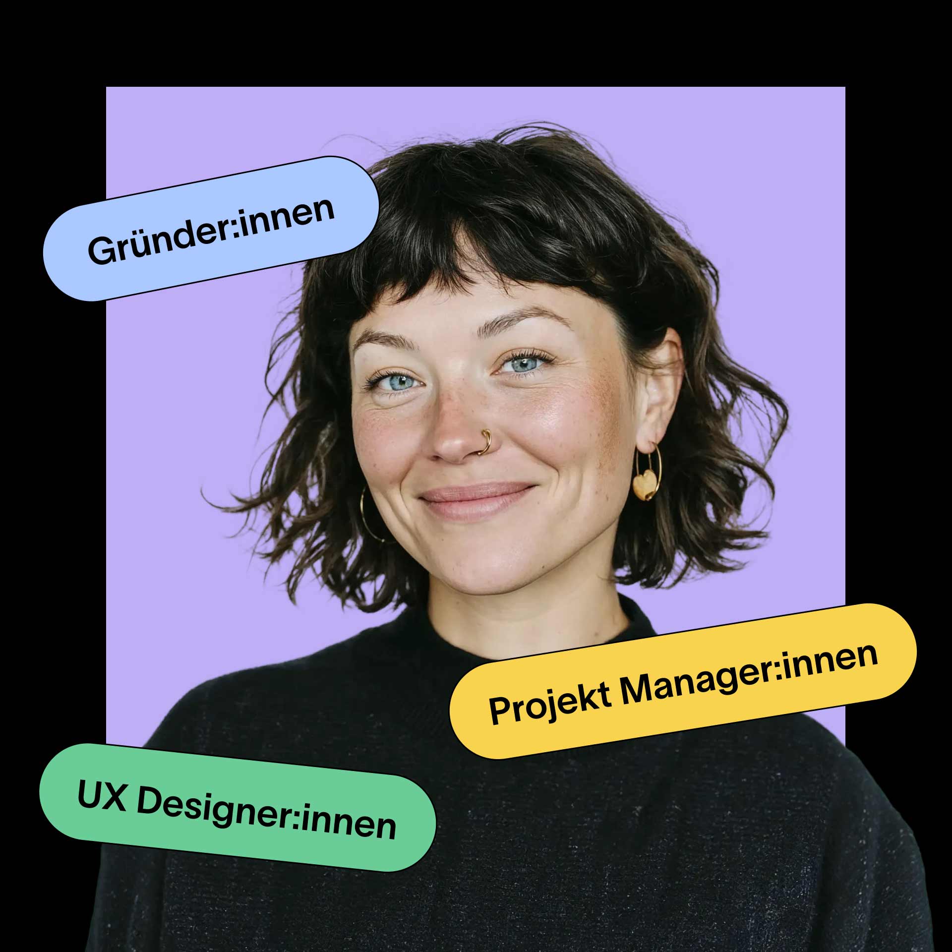 Ein Laptopbildschirm zeigt ein digitales Whiteboard mit Karten, Notizen und interaktiven Elementen zu digitaler Barrierefreiheit. Zu sehen sind Themen wie „Barrierefreiheit Basics“, „Quiz Time“ und Fragen zur digitalen Inklusion.