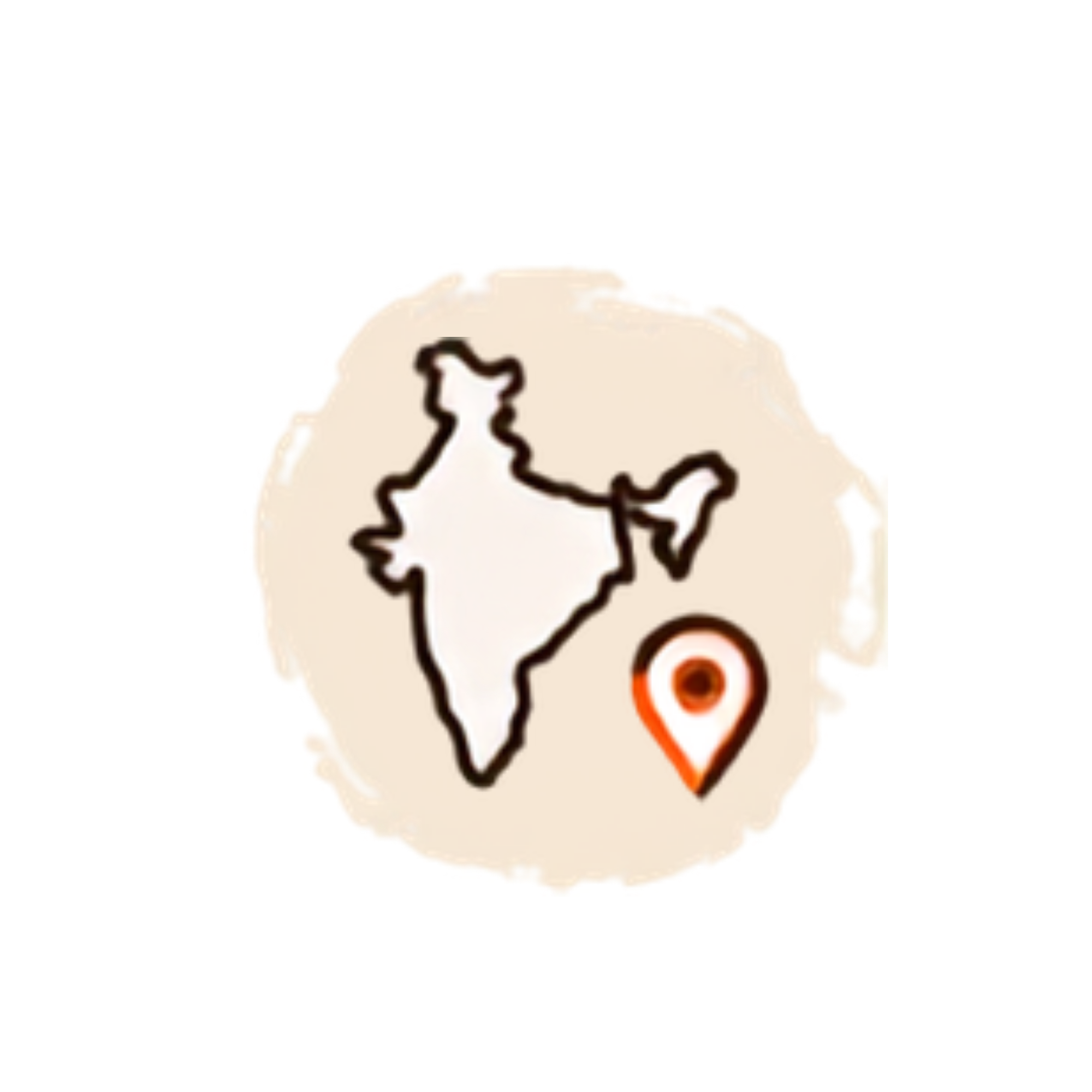Map of India icon