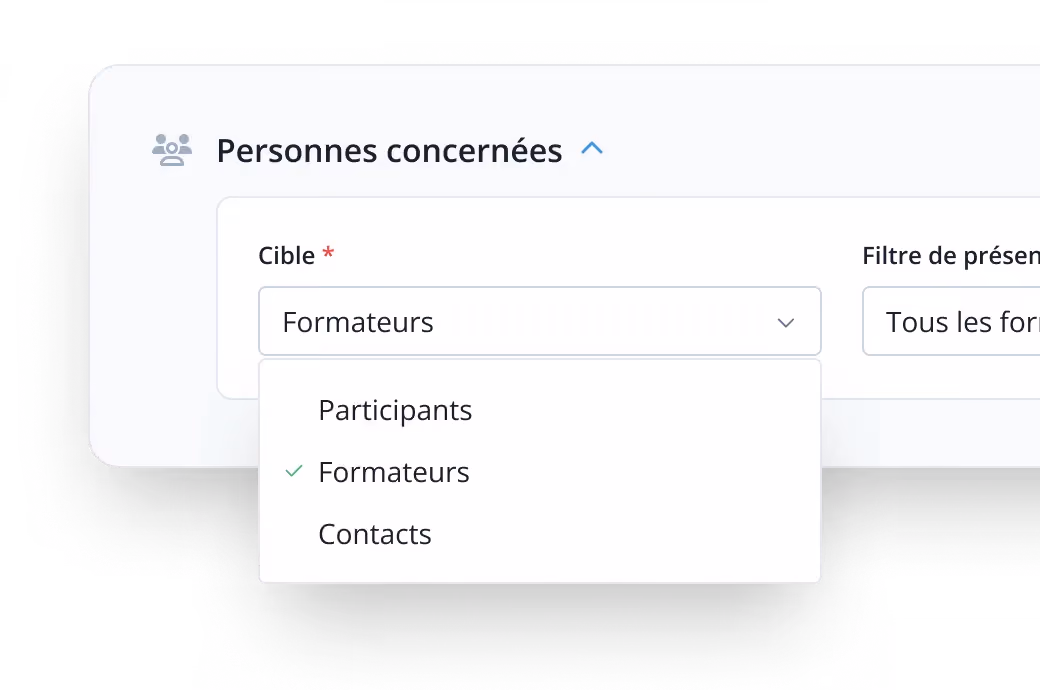 Module quiz et questionnaires Dendreo : recueil des besoins et auto-positionnement des apprenants en temps réel