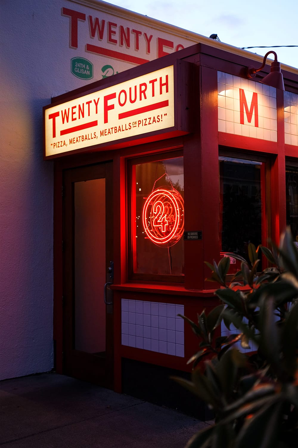 24th Pizza and Meatballs — branding project by Old Friend Studio