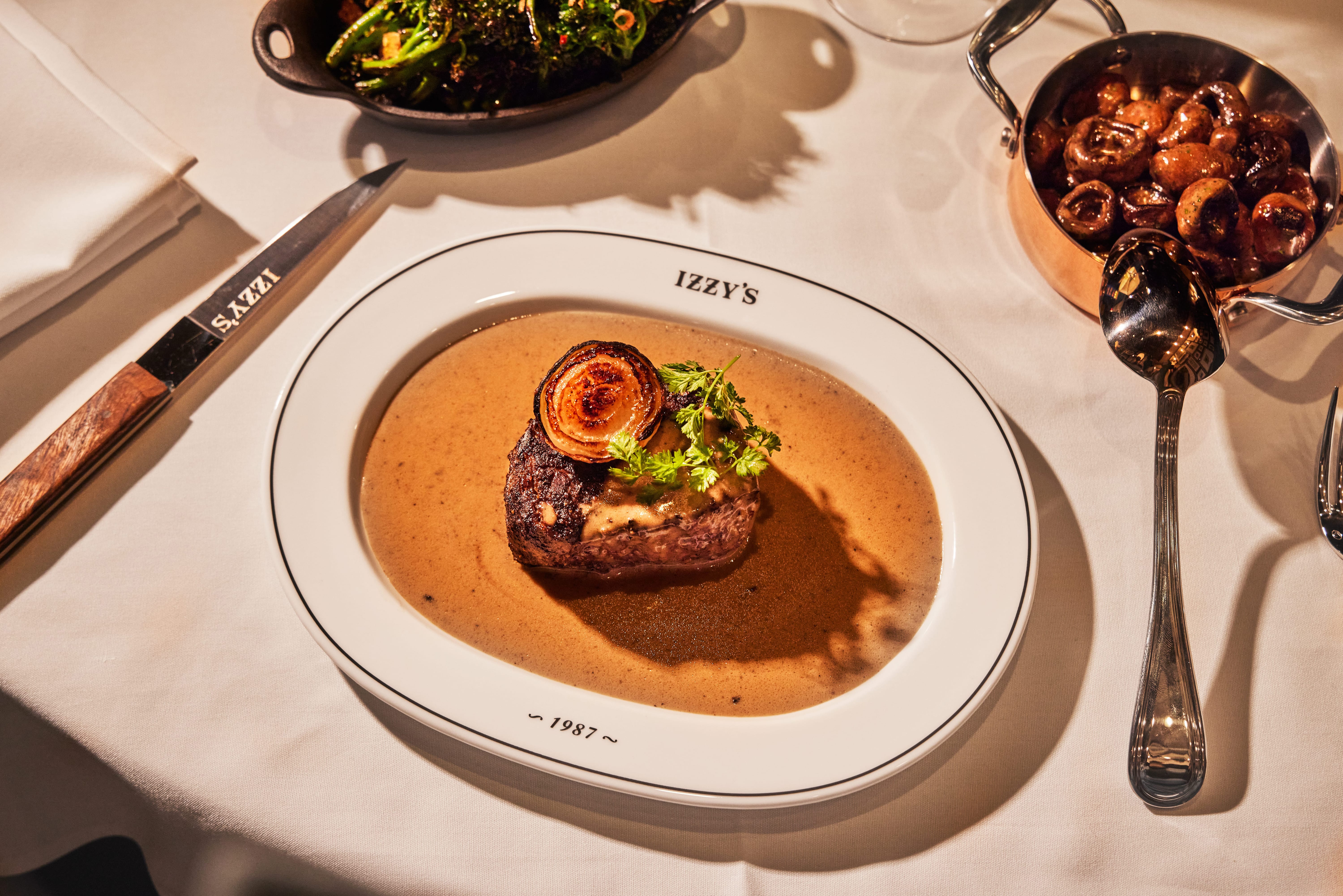 Izzy's Steaks & Chops — branding project by Old Friend Studio