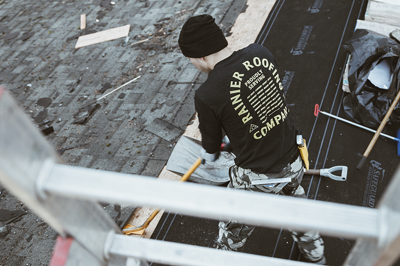 Rainier Roofing — branding project by Old Friend Studio