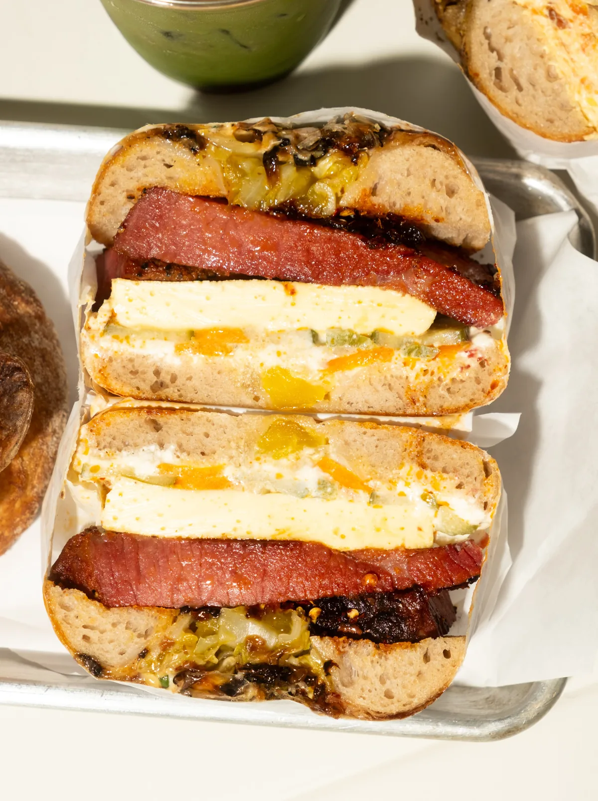 Bialy Bird pastrami dish on a plate