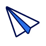 Blue padlock icon with a keyhole in the center.