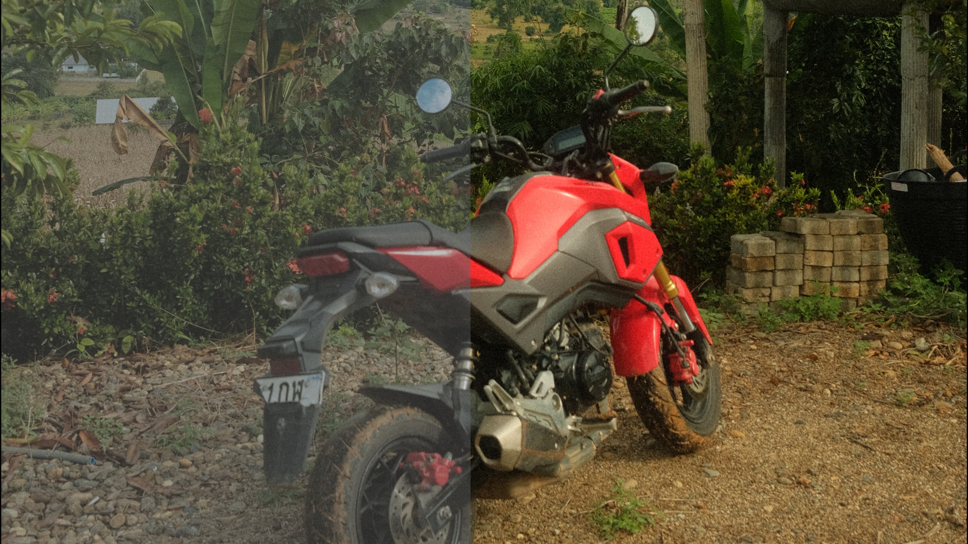 before after lightroom retro presets colour vintage film vibrant