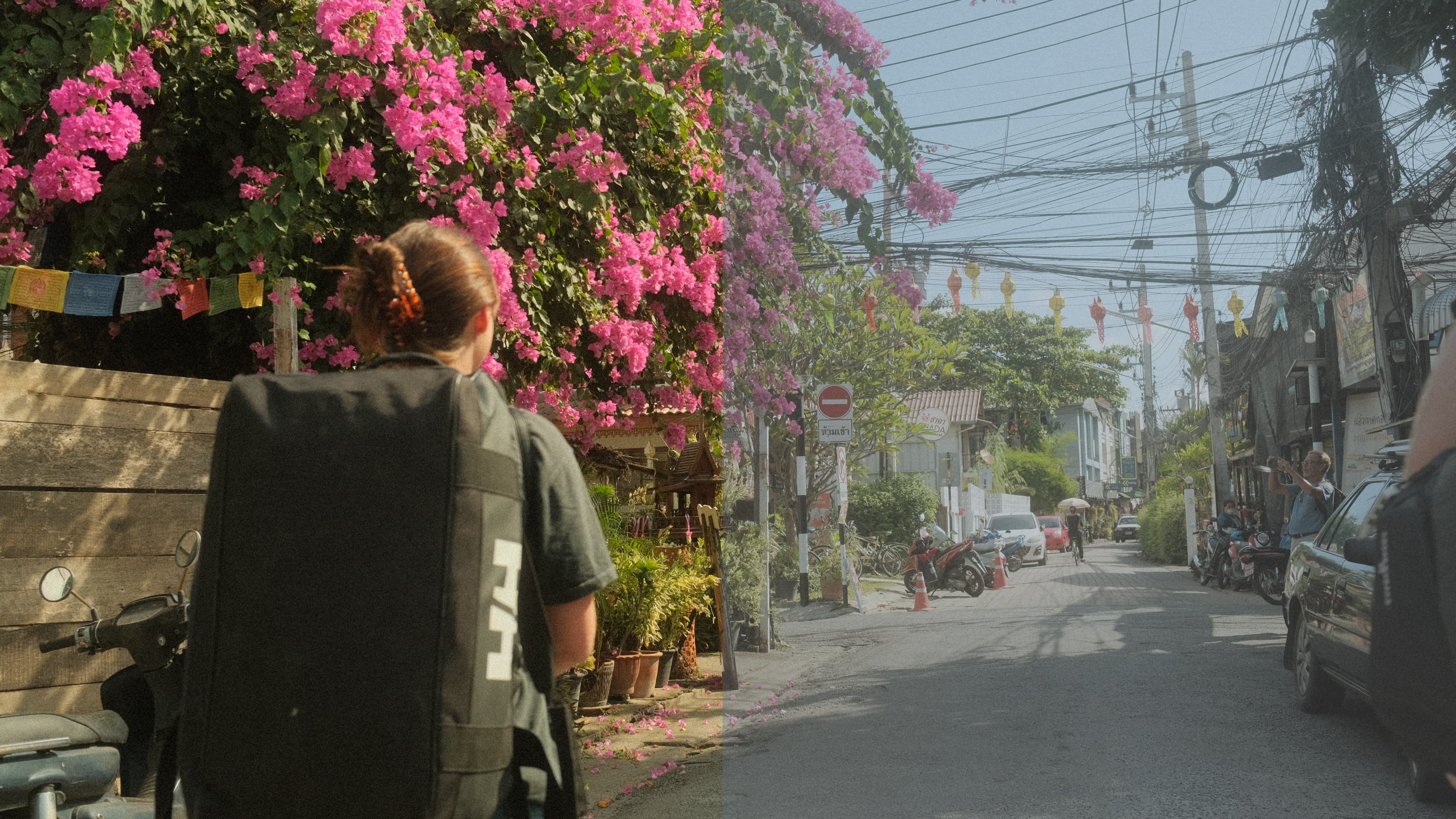 before after lightroom retro presets colour vintage film vibrant