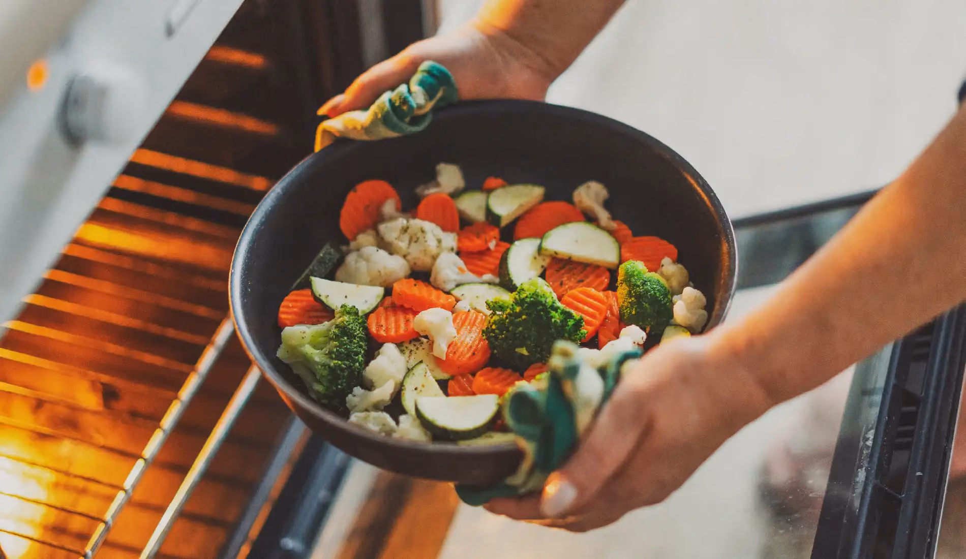 Une assiette composée de légumes