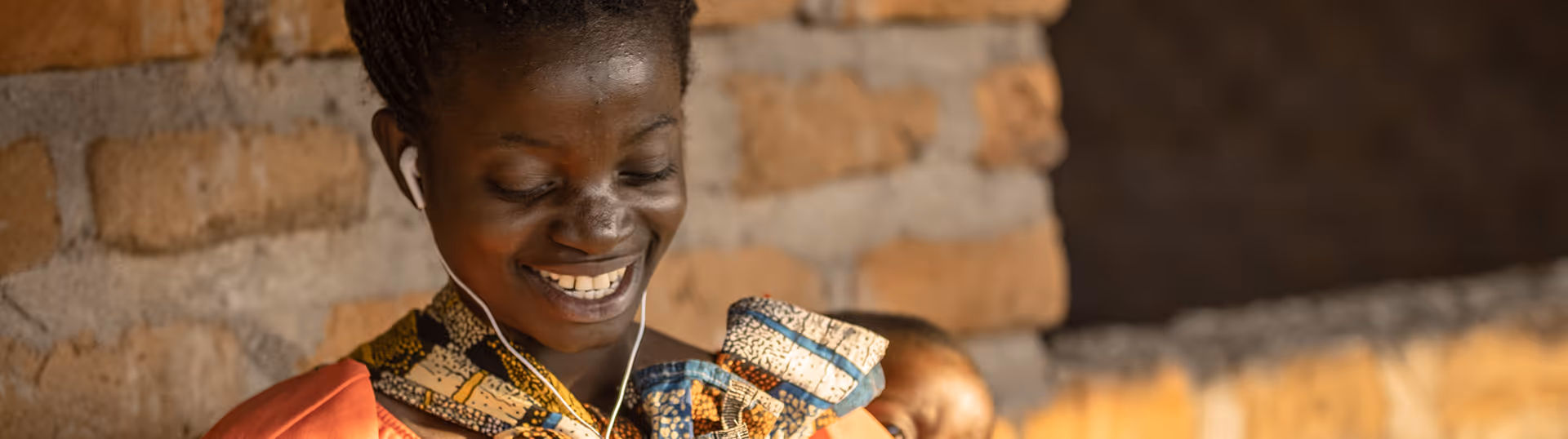 woman looking at camera