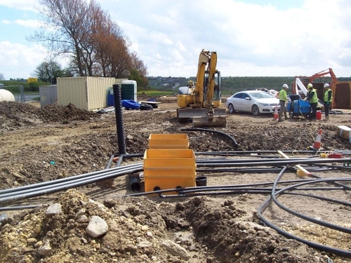 Fuel construction site