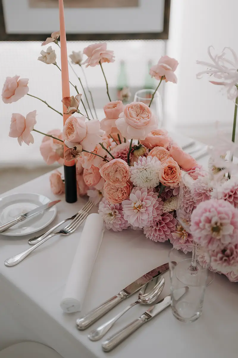 Tischdeko Hochzeitsfestival