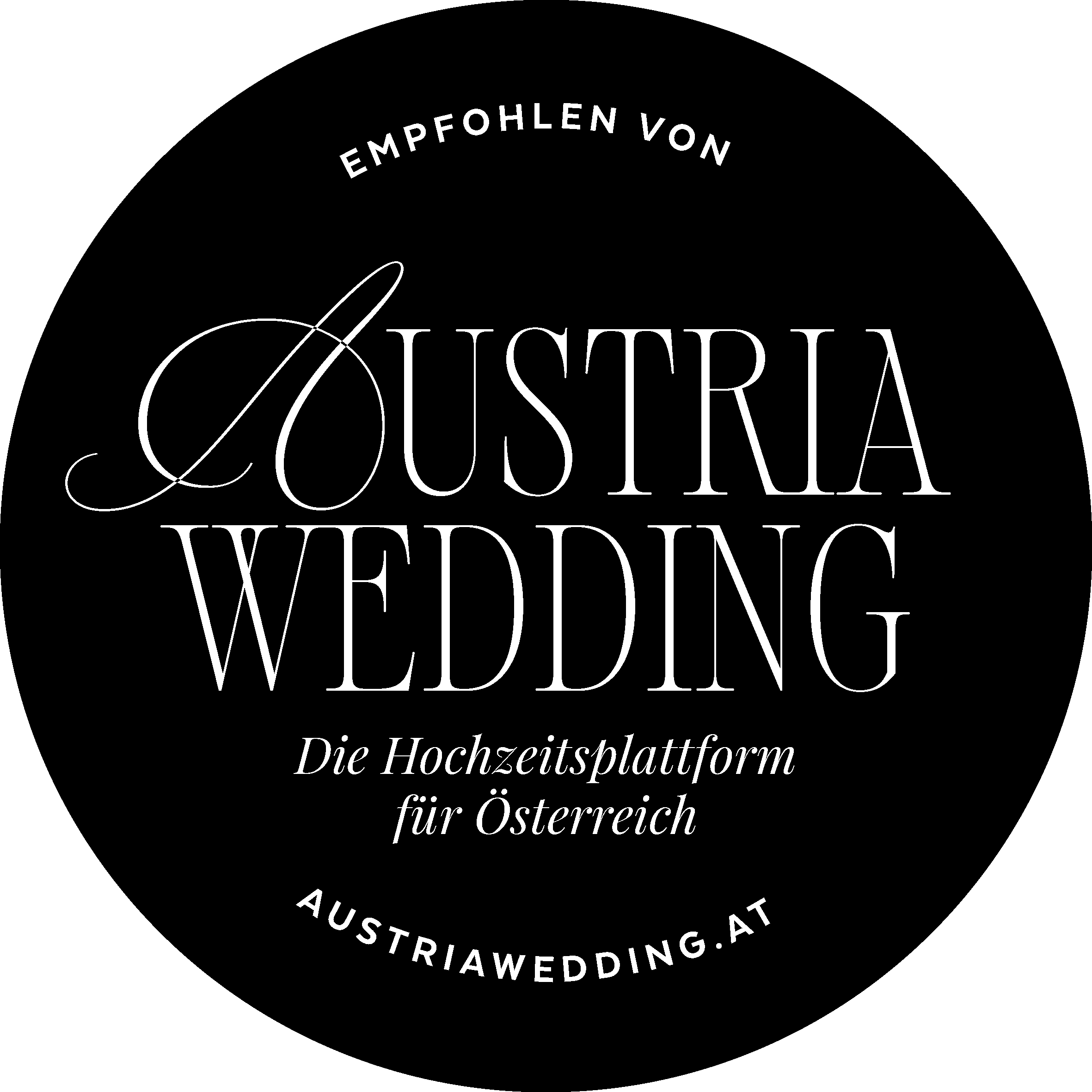 Austria Wedding Badge für Mitglieder (Rosé)