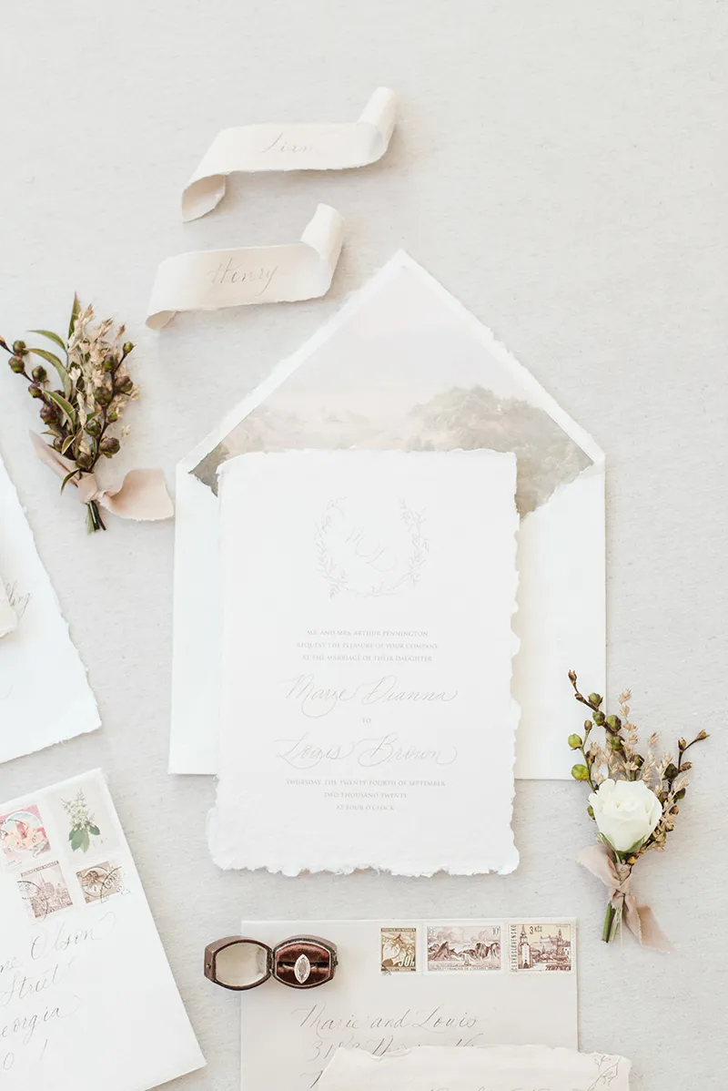 Hochzeitseinladung elegant