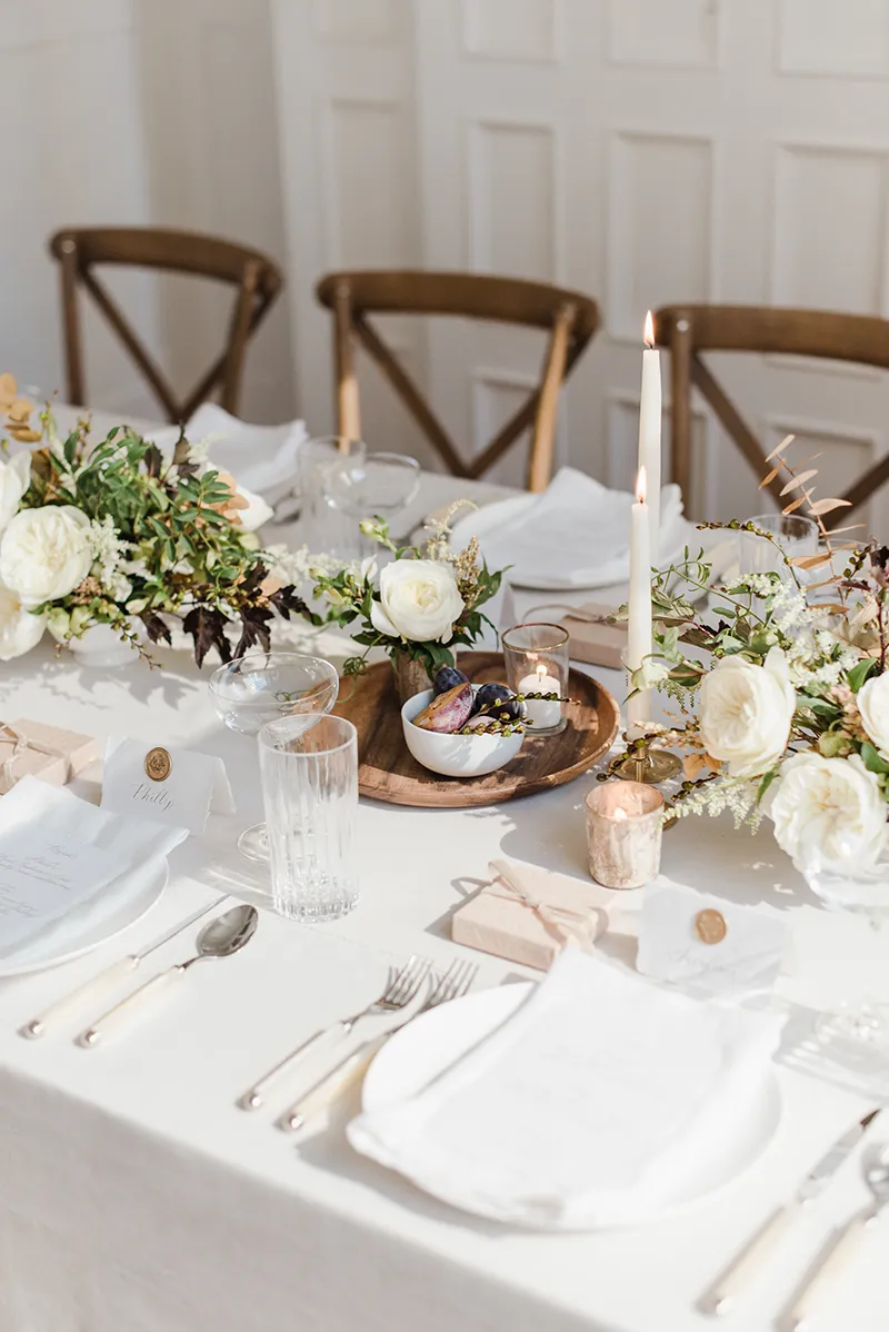 Tischdeko Hochzeit Erdtöne