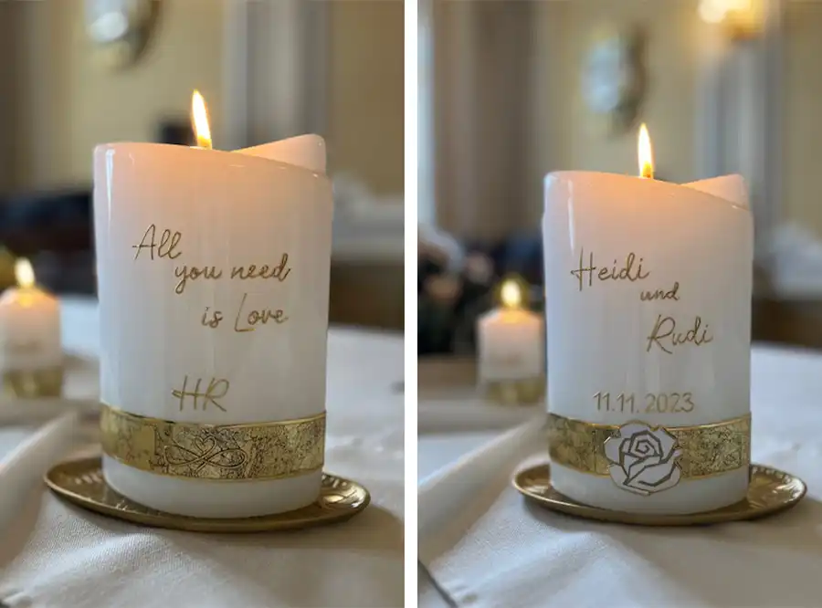 Hochzeitskerzen von G Kerzen-Design