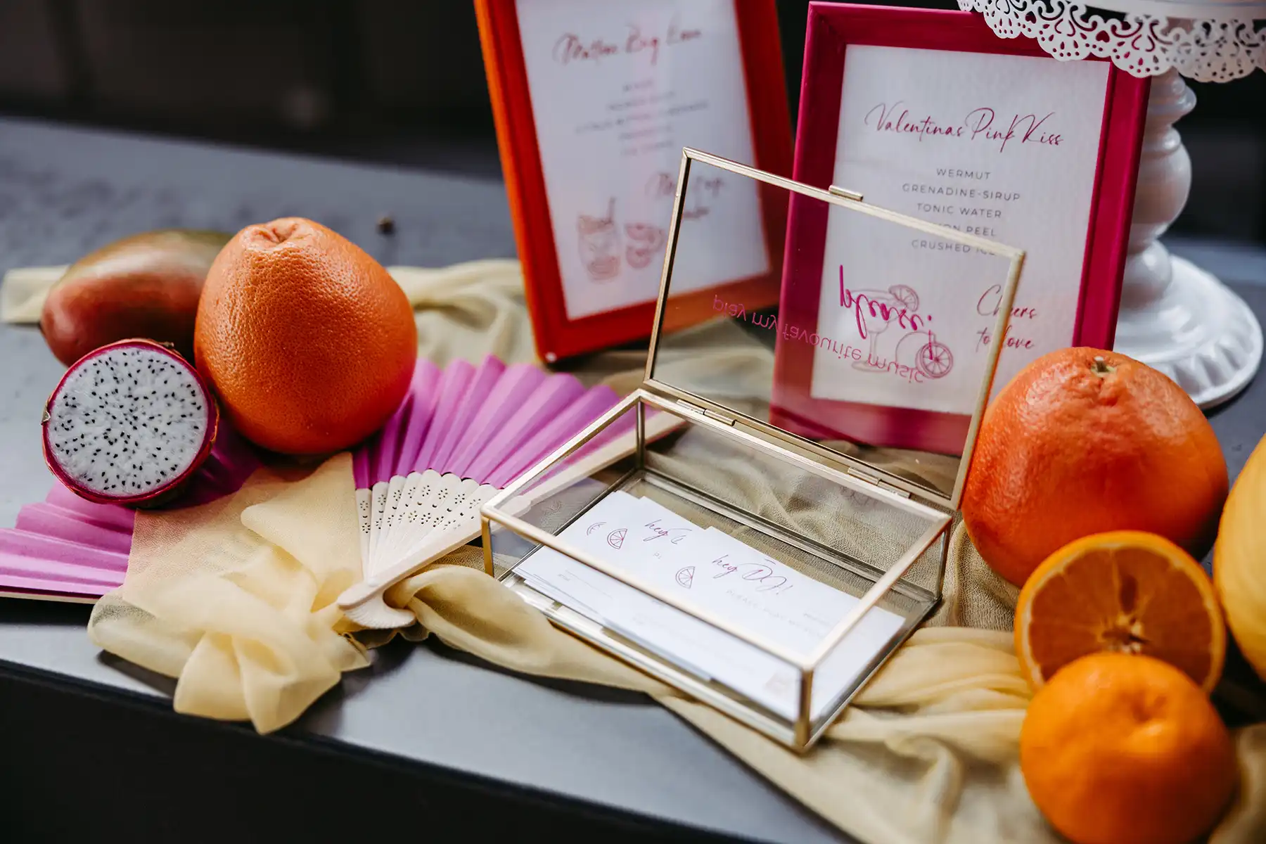 Summer-Wedding: Pink, Peach & Alpine Chic