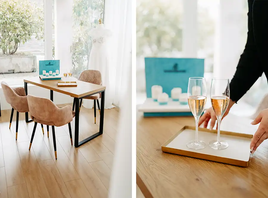 Brautmoment bei Anna-Lena | Hochzeitskleider